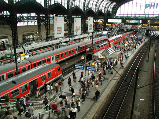 Hauptbahnhof Hamburg Gleis 7 und 8