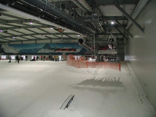 Skilift in der Skihalle in Bispingen