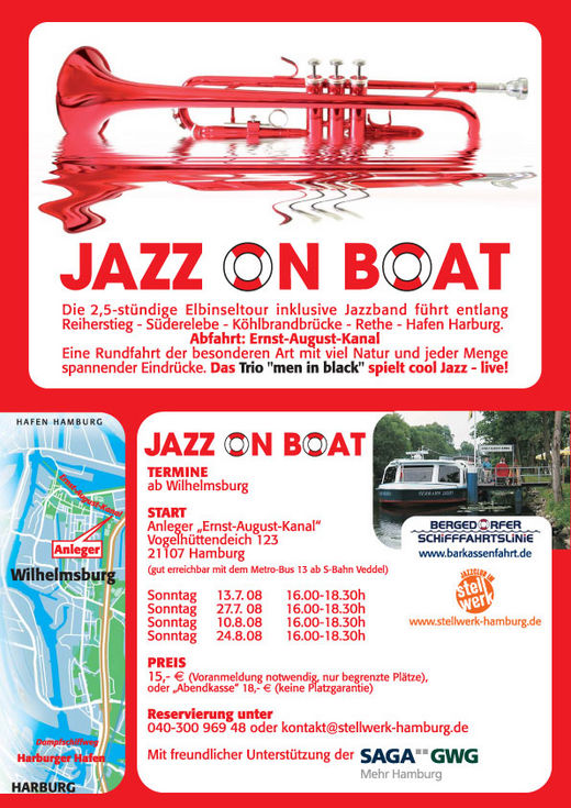 Jazz on boat 2008 - Live-Jazz durch Hamburgs Hafen 