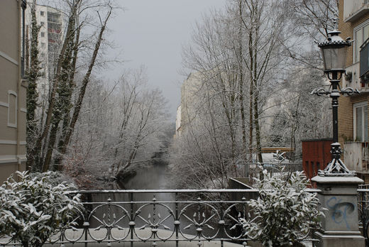 Brcke Krnerstrasse im Winter