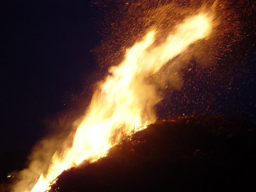 Osterfeuer Ostersamstag