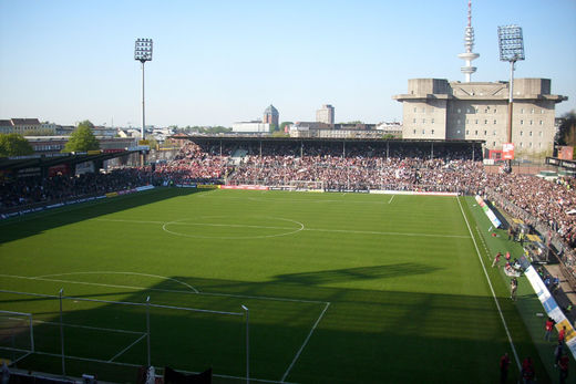 Vor dem Spiel St. Pauli Freiburg
