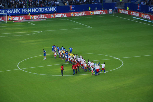 Auflauf HSV gegen Vfl Bochum 2009