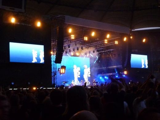 Bhne beim Depeche Mode Konzert in Hamburg