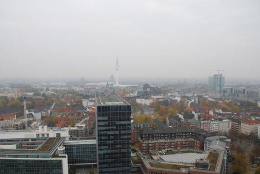 Blick auf den Norden von Hamburg