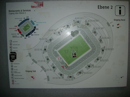Lageplan Allianz Arena Mnchen