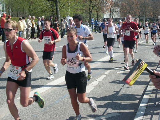 Marathon Hamburg 2010: Lufergruppe City Nord Startnummer 673