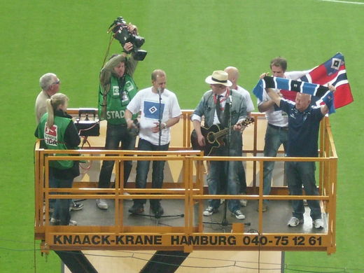 Hamburg meine Perle vor dem Spiel HSV - Nrnberg