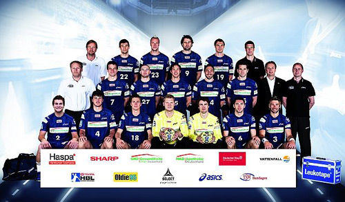 Mannschaftsfoto des HSV Handball 2010/2011