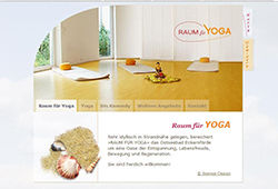 Webdesign - Raum fr Yoga