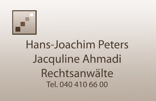 Rechtsanwlte Hans-Joachim Peters & Jacqueline Ahmadi in Brogemeinschaft