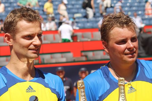 Doppelsieger Mariusz Fyrstenberg und Marcin Matkowski aus Polen