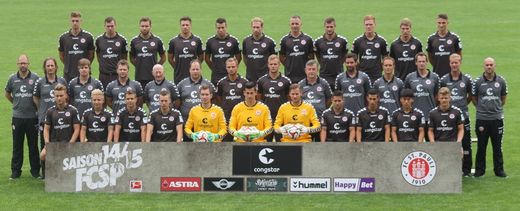 Mannschaftsfoto FC St. Pauli Saison 2014/2015