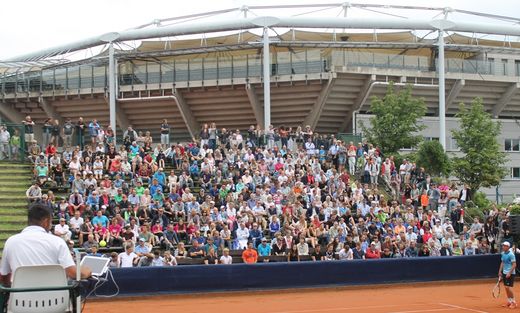 German Open 2016 - Riesenpublikumsandrang beim Spiel Mller gegen Zemlja