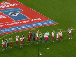 HSV-Jubel zu den Fans